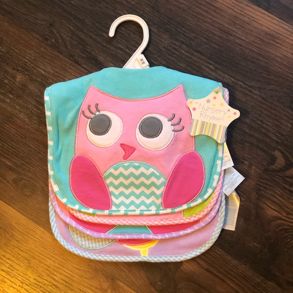 Nursery Rhyme Bibs NWT
